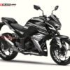 Decal Stiker Z 250 BLACK GREY SPORTY